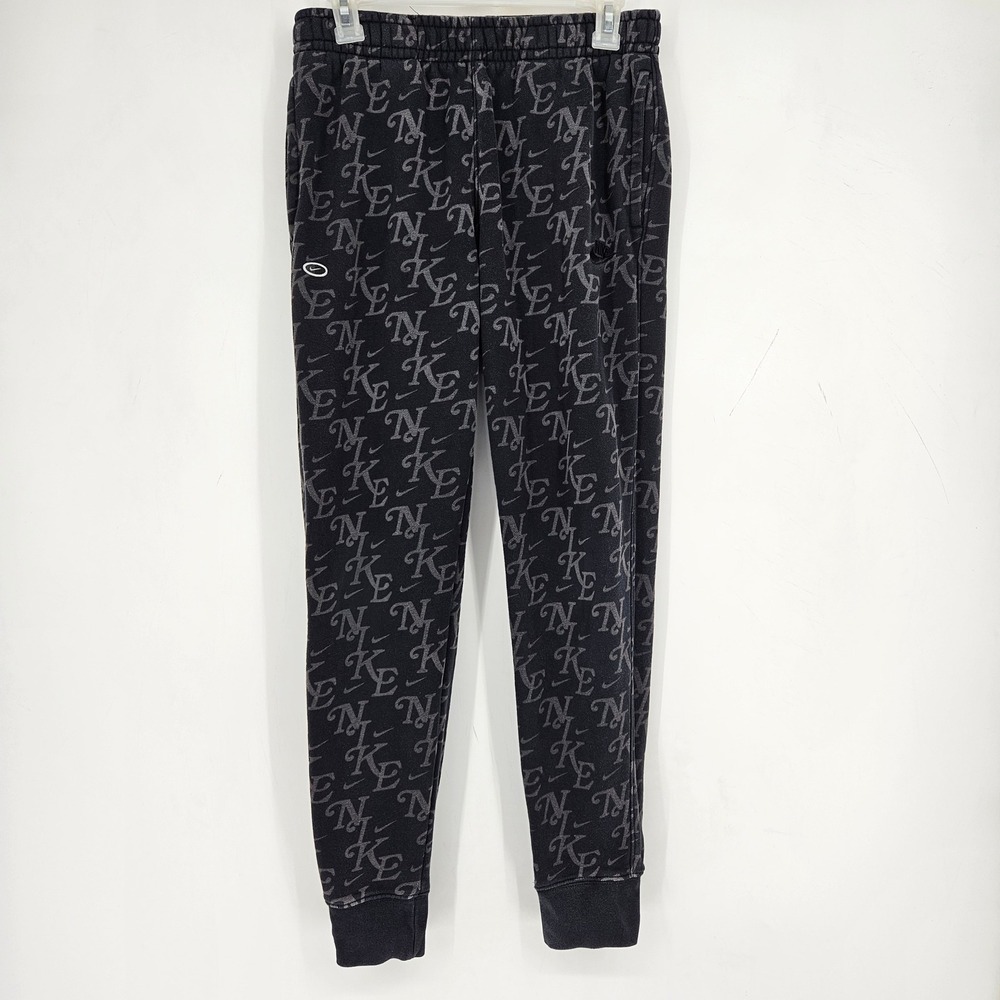 Nike Sweatpants Mens Small Joggers Monogram Black Sweatpants Performance